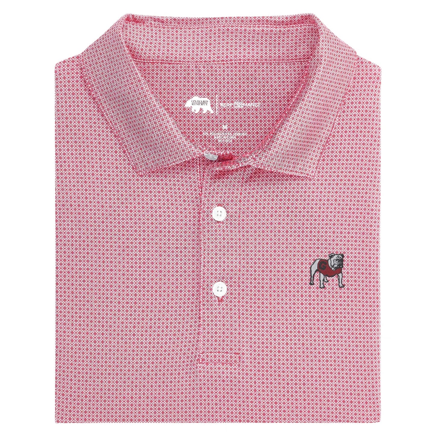 Onward Reserve Standing Bulldog Range Printed Performance Polo