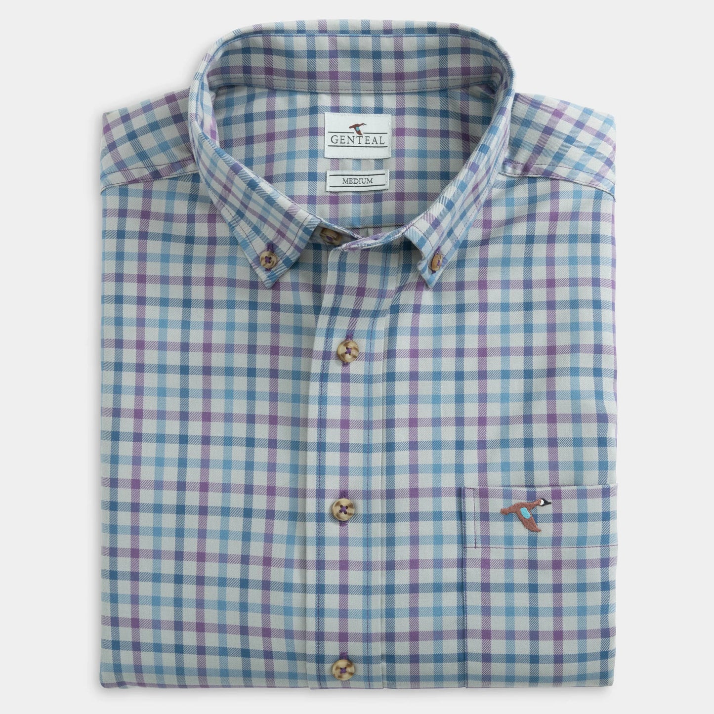 Genteal Fall ‘24 Brighton Cotton Sport Shirt - Storm