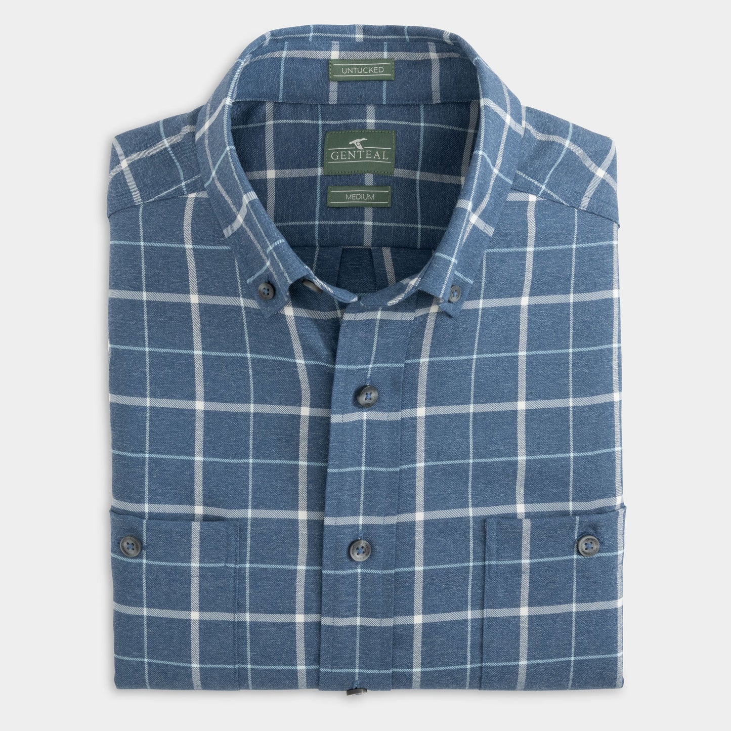 Genteal Fall ‘24 Sawyer Untucked Performance Flannel - Stonewash