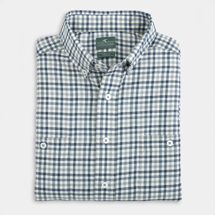 Genteal Fall ‘24 Quinn Performance Flannel - Cobblestone