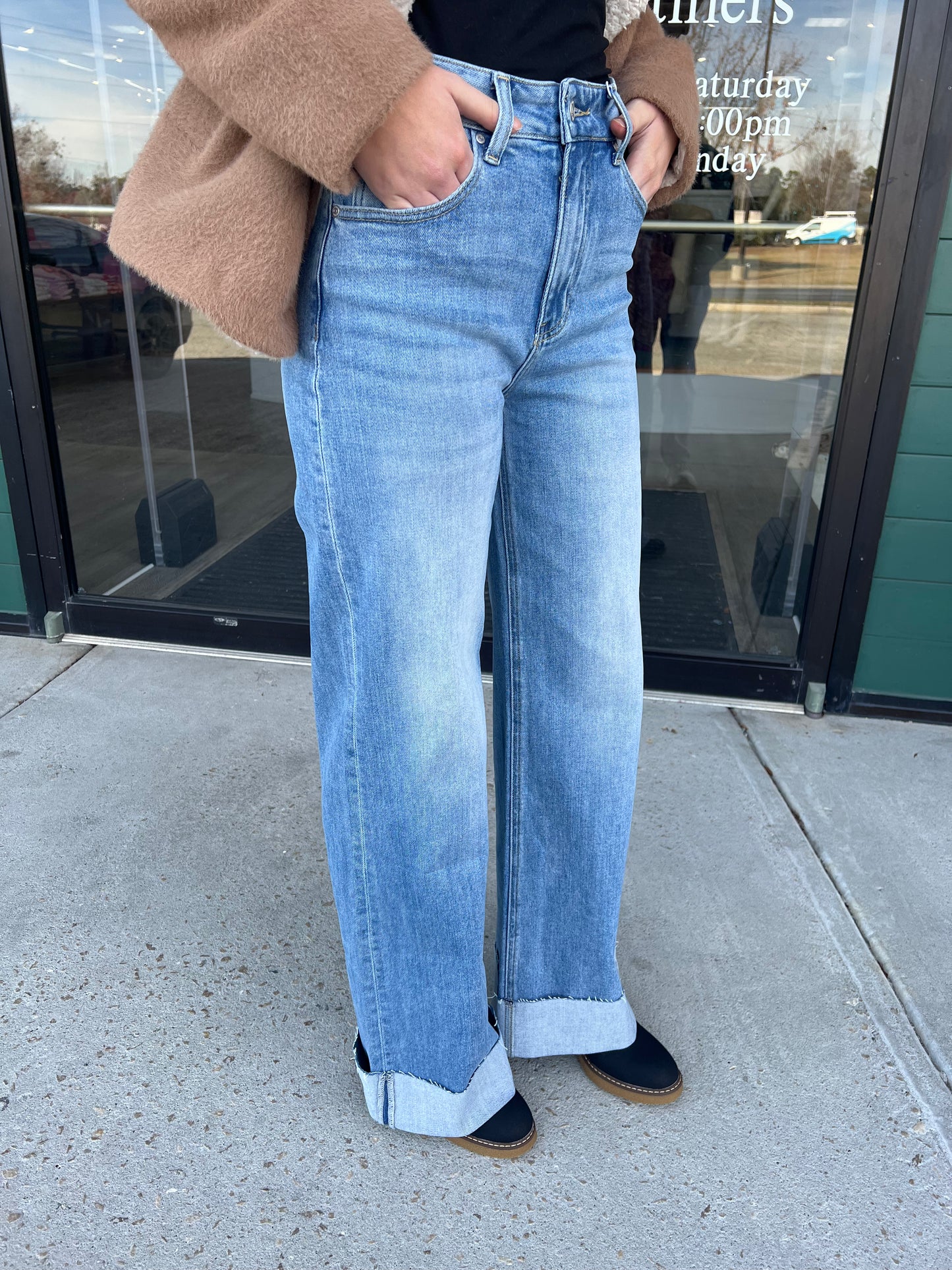 Anniewear 90's Stretch Cuffed Jeans