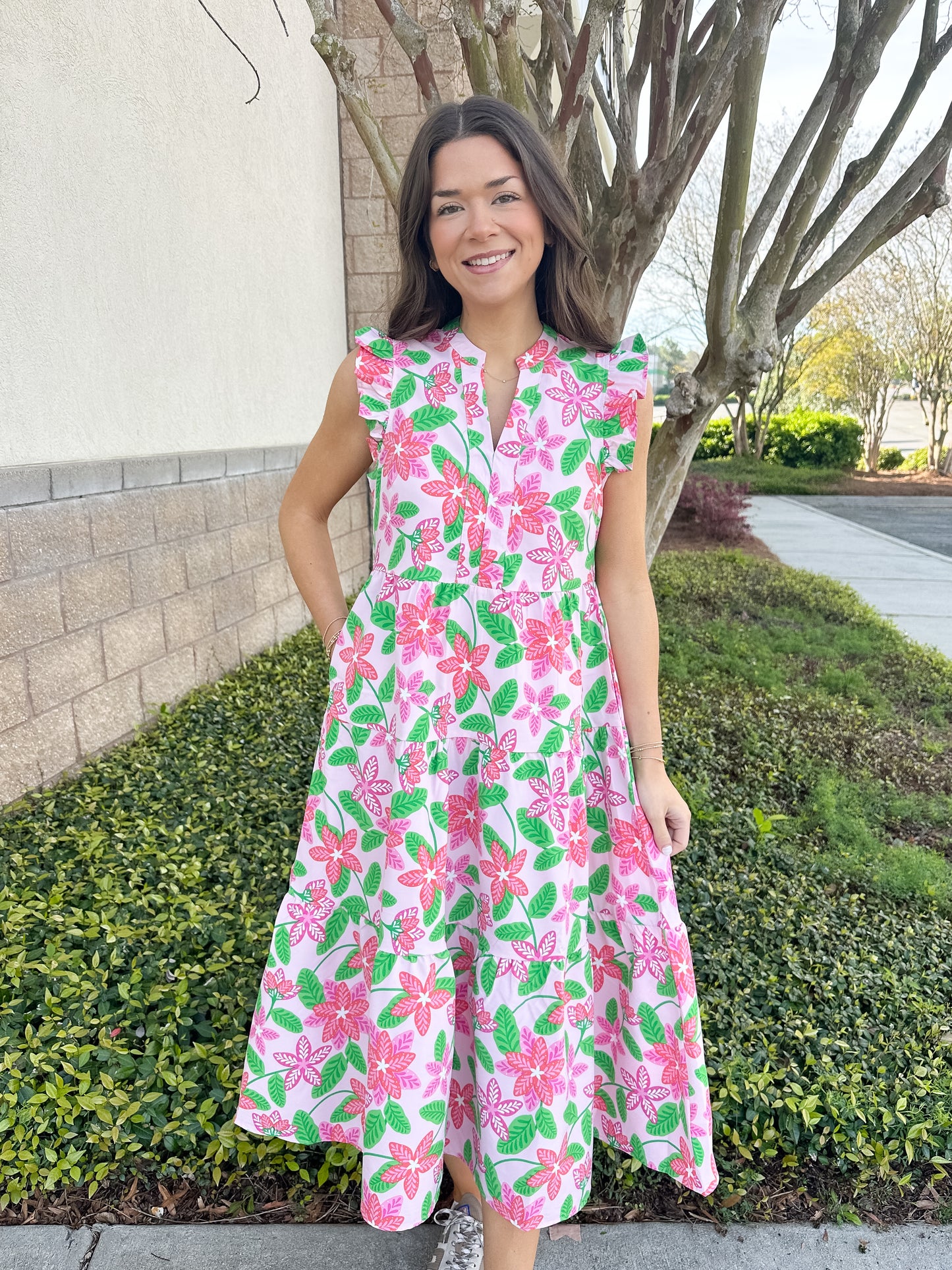 Kari Dress - Island Muse Pink