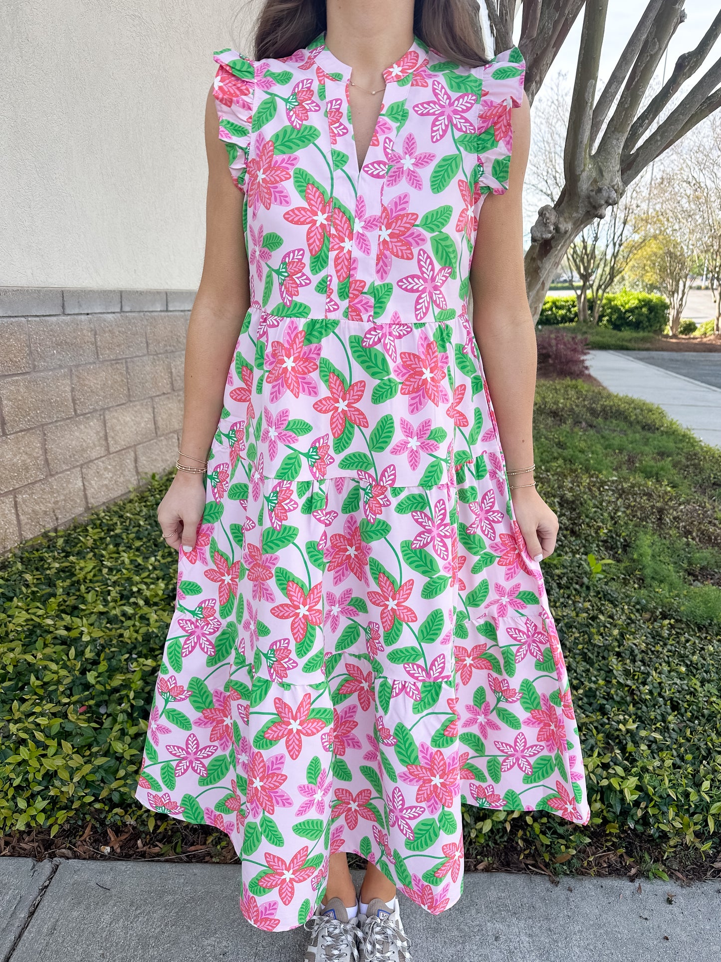 Kari Dress - Island Muse Pink