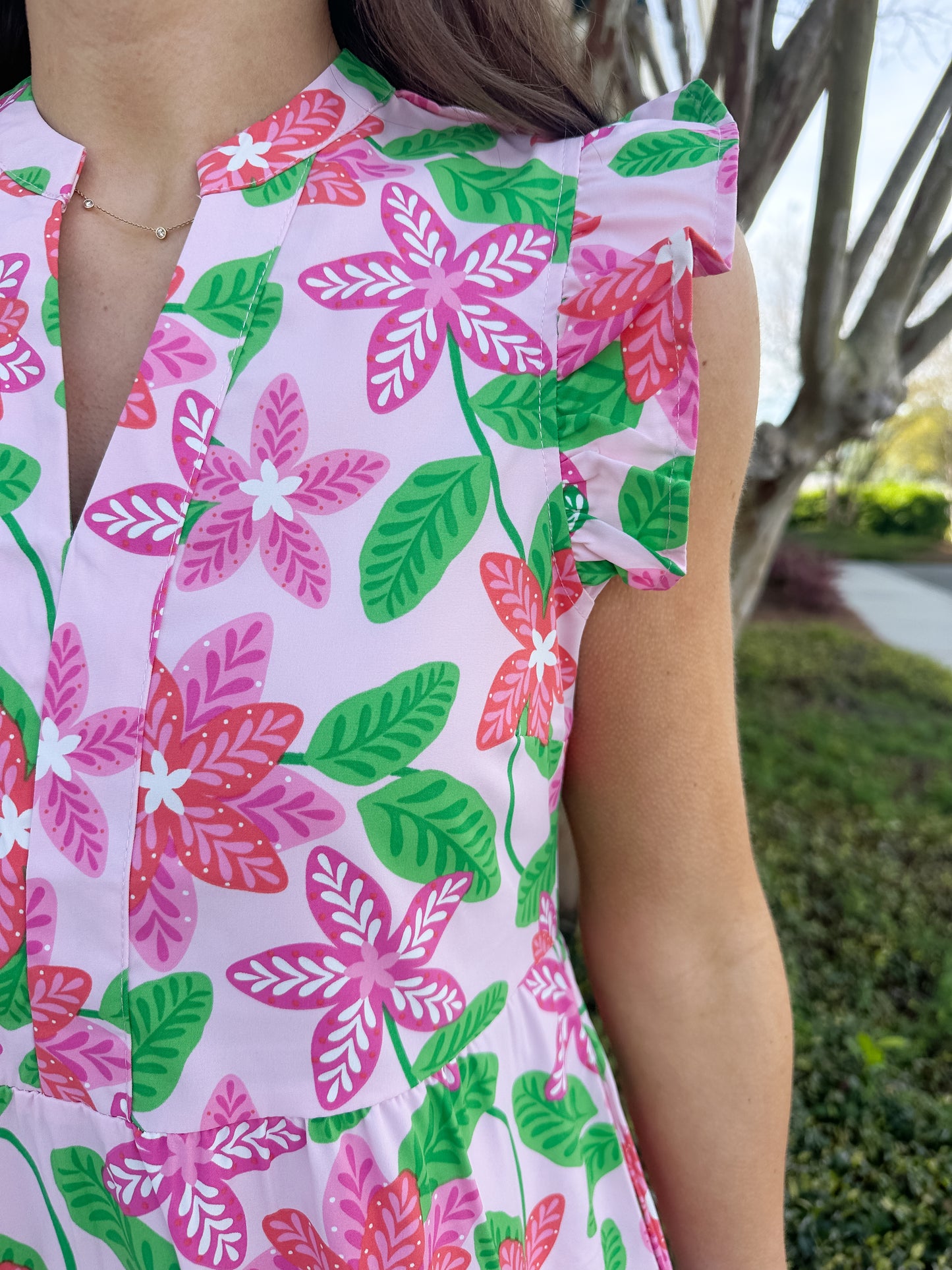 Kari Dress - Island Muse Pink