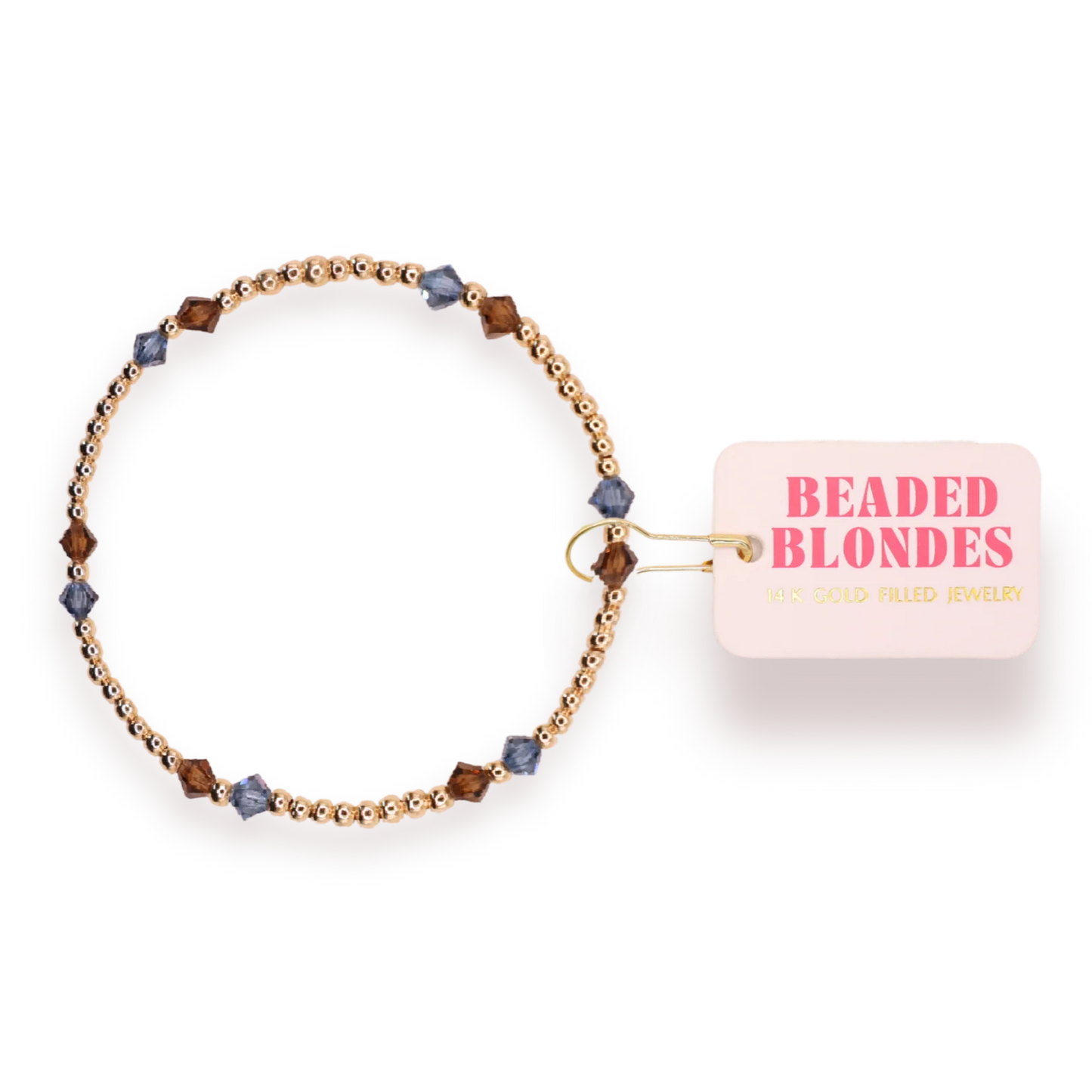 BB Charlotte Bracelet- Denim and Mocha