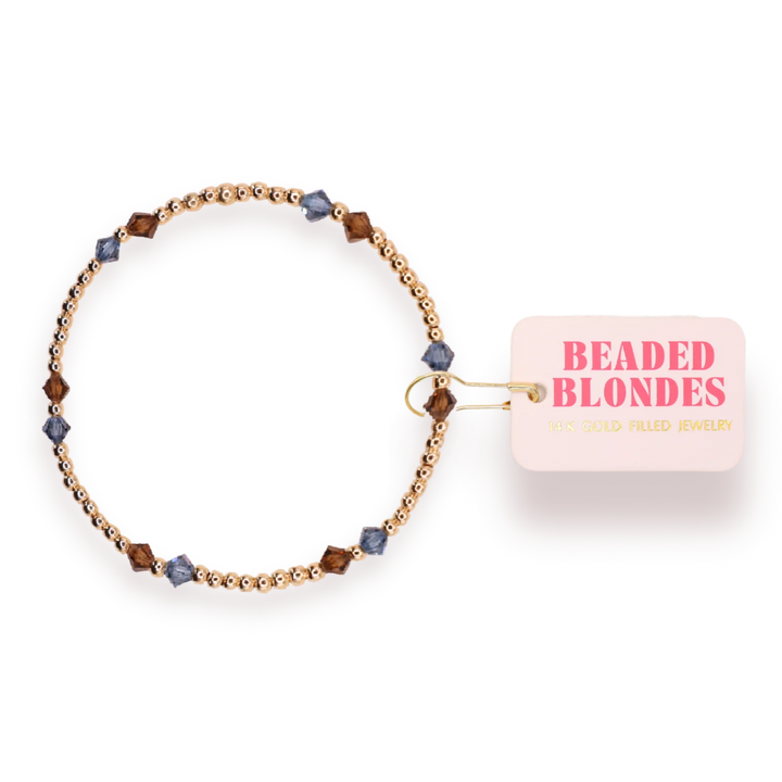 BB Charlotte Bracelet- Denim and Mocha
