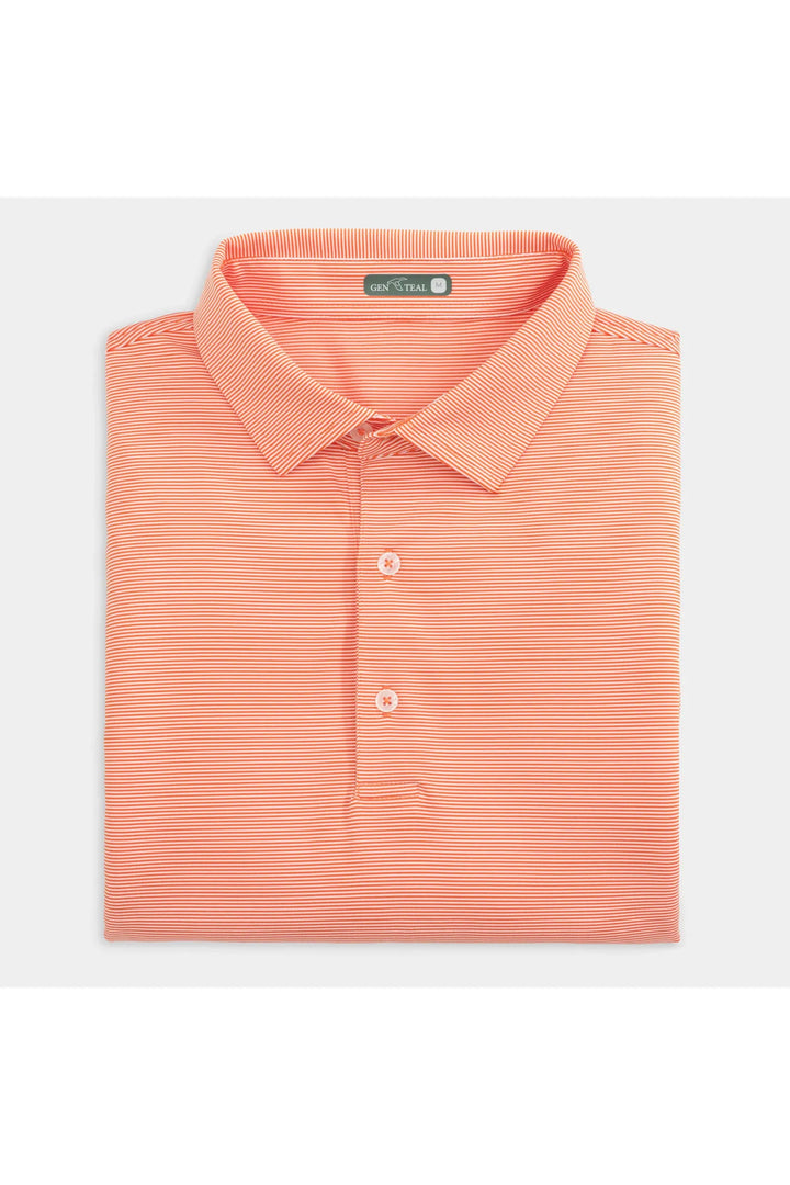 Genteal Fall’ 24 Club Pinstripe Performance Polo