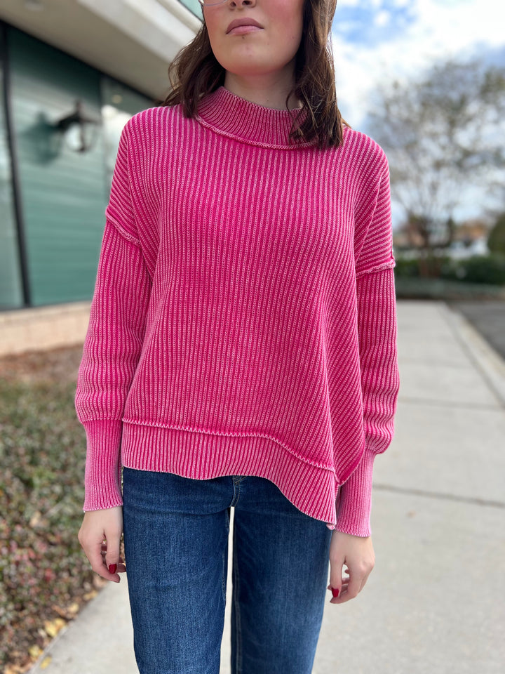 Wild & Free Sweater - Pink