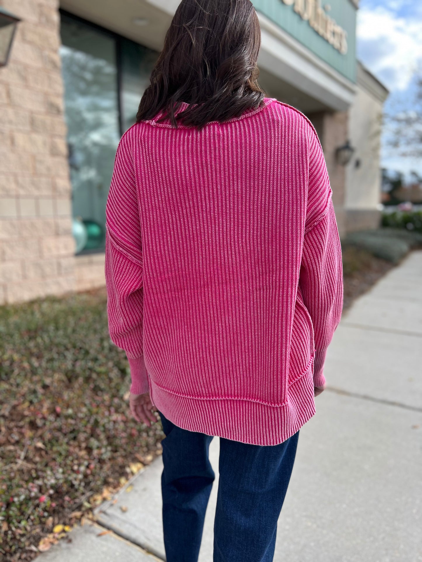 Wild & Free Sweater - Pink