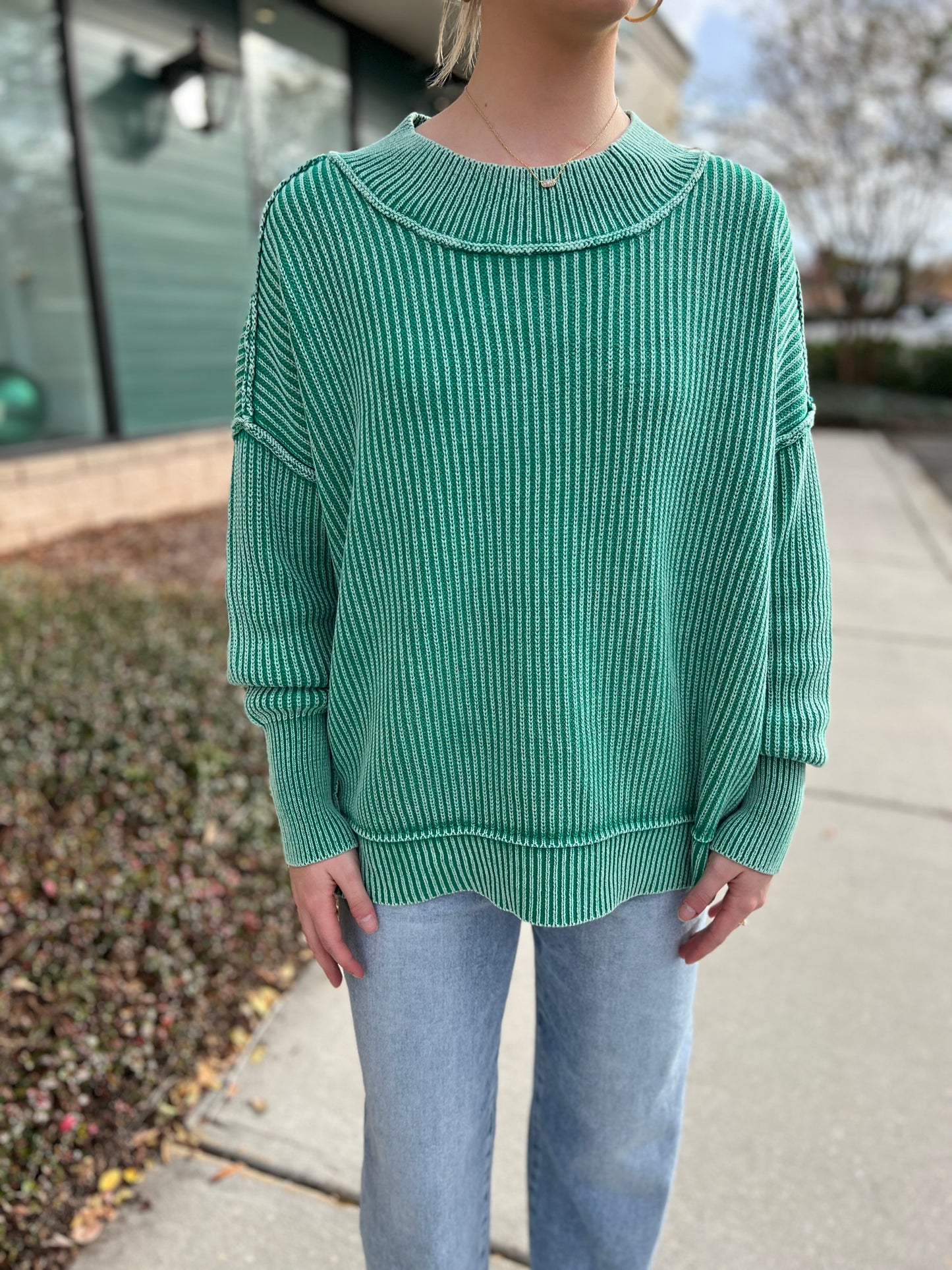 Wild & Free Sweater - Green