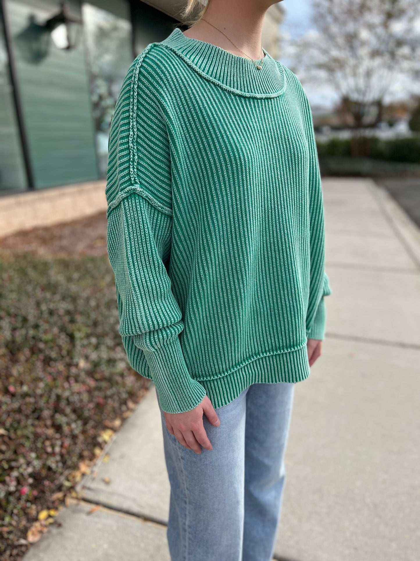 Wild & Free Sweater - Green