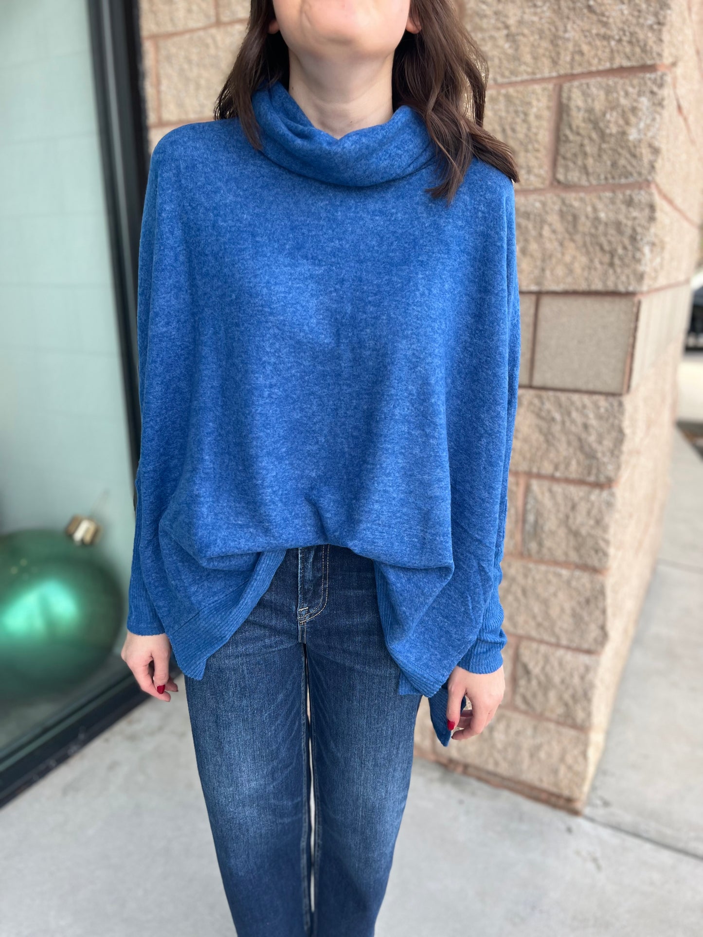 Slouchy Sunday Tunic - Cobalt