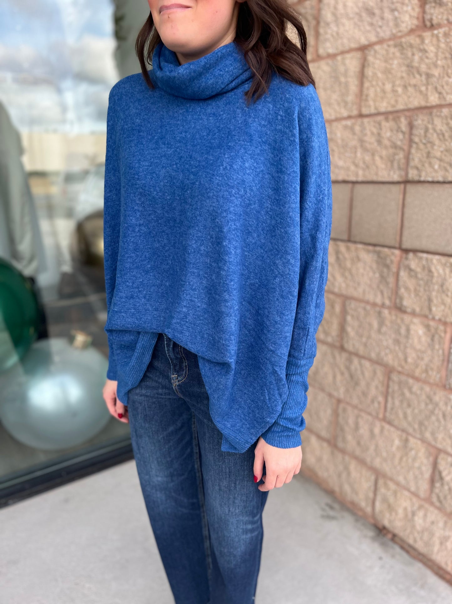 Slouchy Sunday Tunic - Cobalt