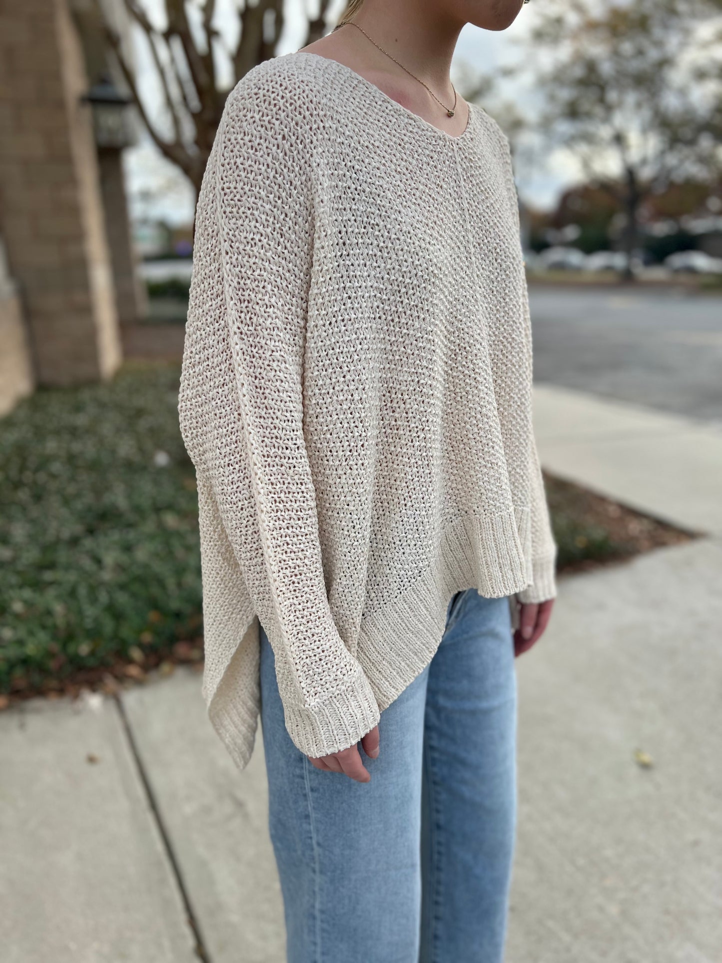 On The Way Sweater - Cream