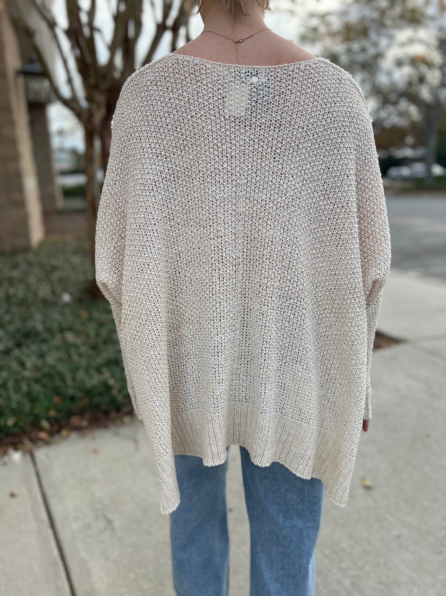 On The Way Sweater - Cream