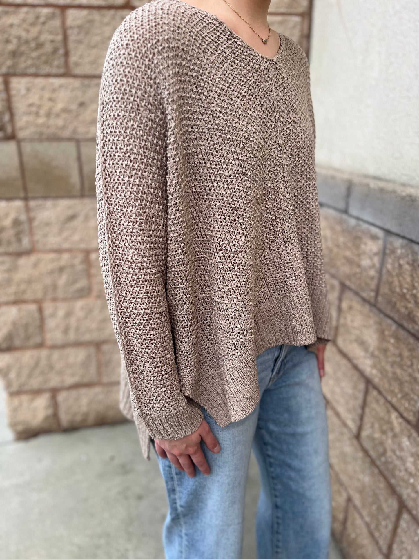 On The Way Sweater - Khaki