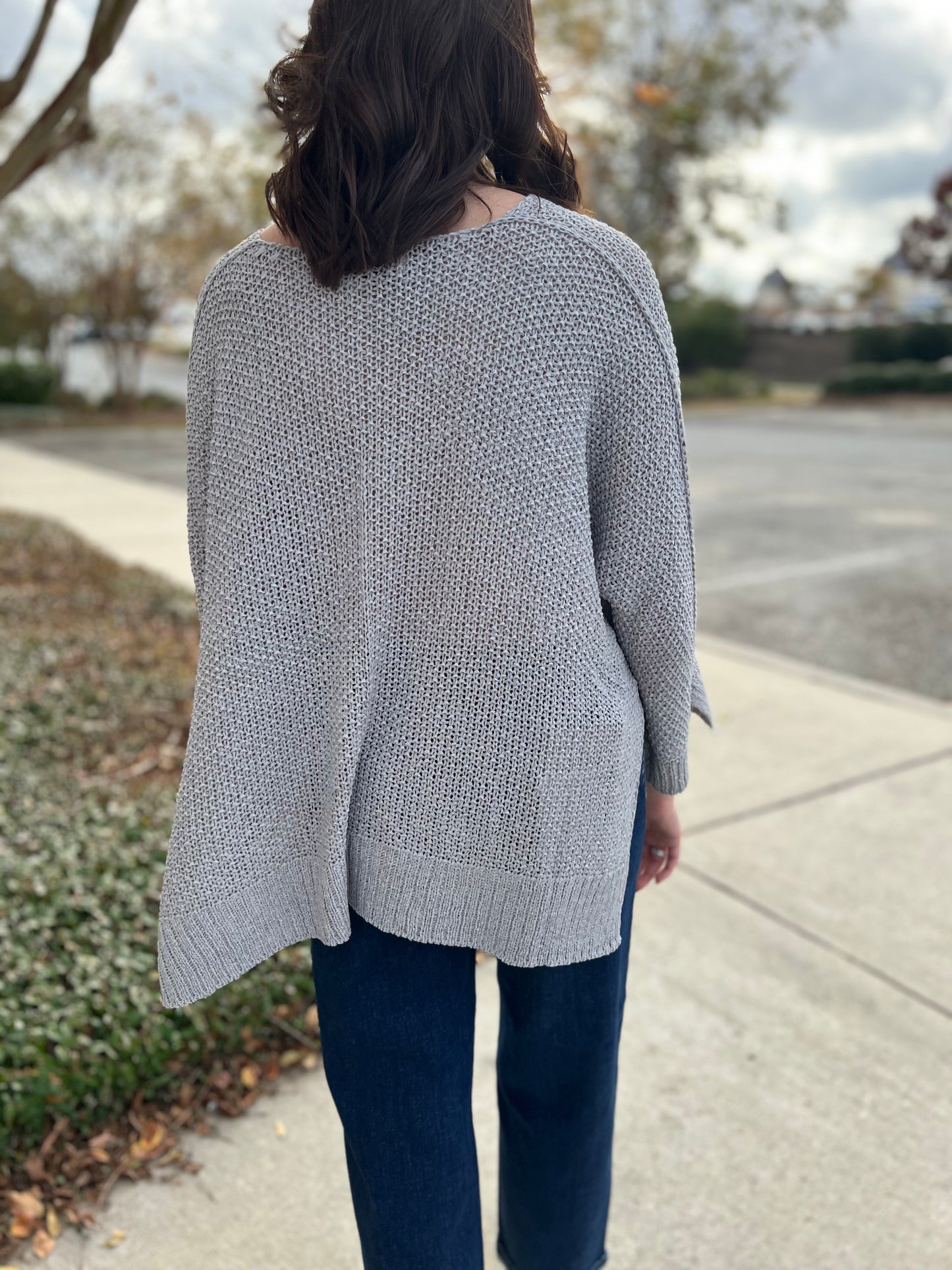 On The Way Sweater - Grey