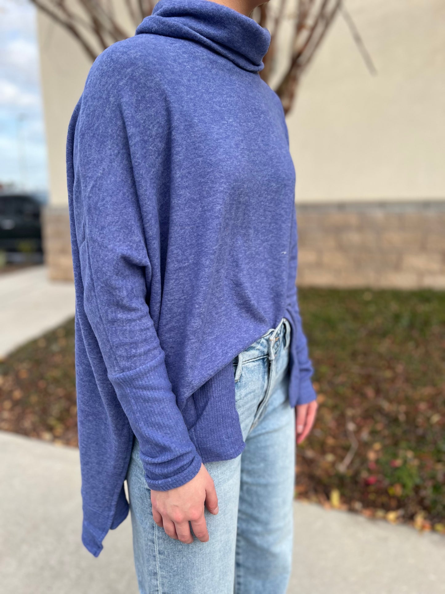 Slouchy Sunday Tunic - Denim