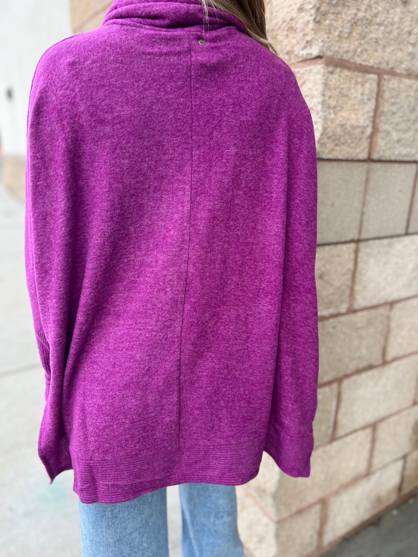 Slouchy Sunday Tunic - Plum