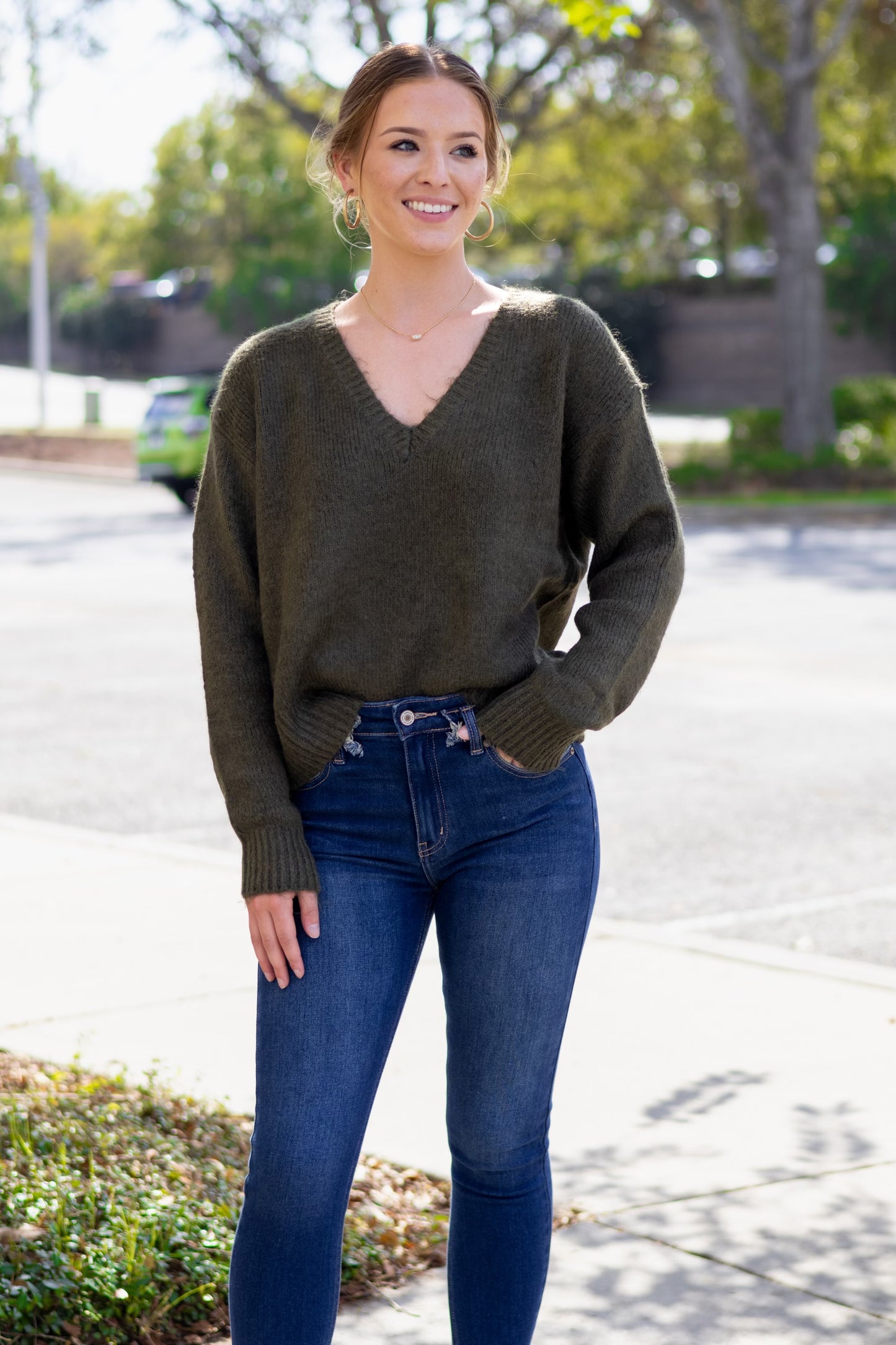 All I Want V-Neck Sweater