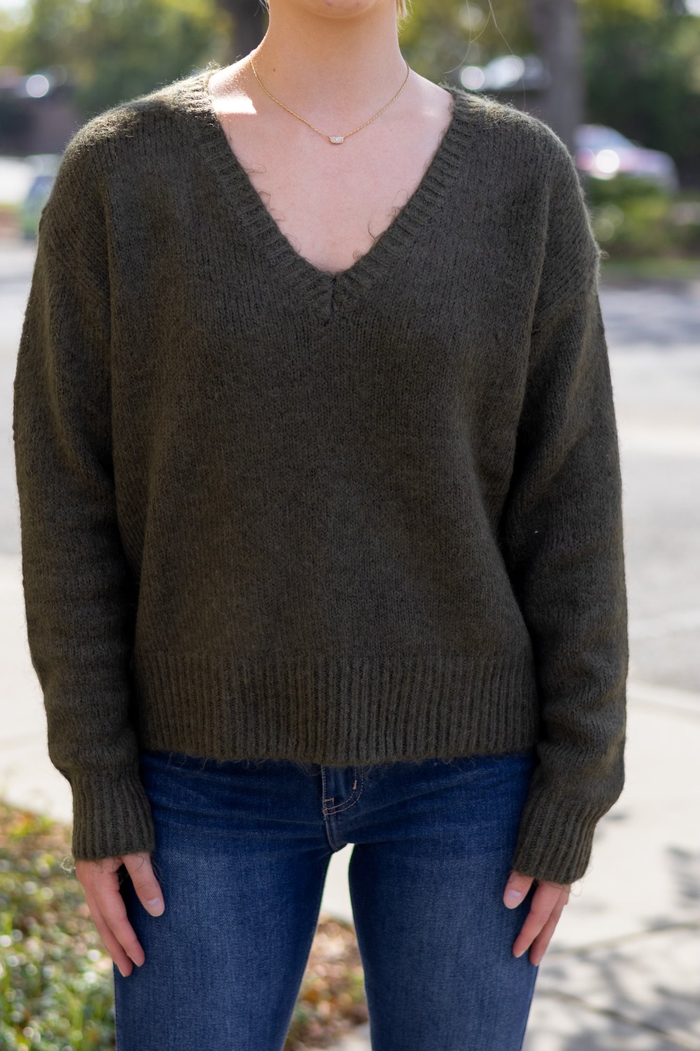 All I Want V-Neck Sweater