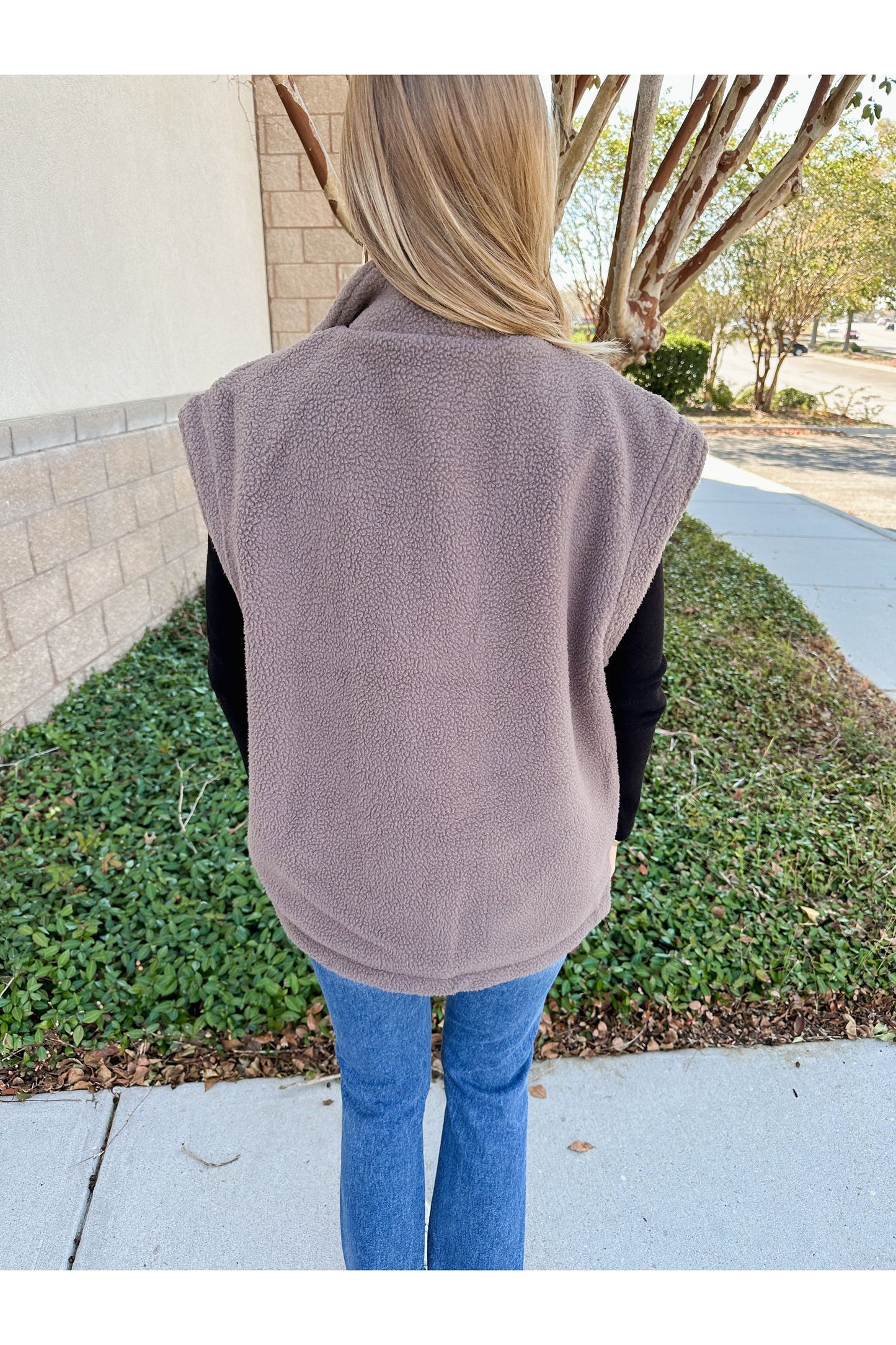 Selena Fleece Reversible Vest