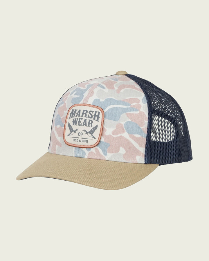 Marsh Wear Daffy Trucker Hat - Khaki Copahee Camo