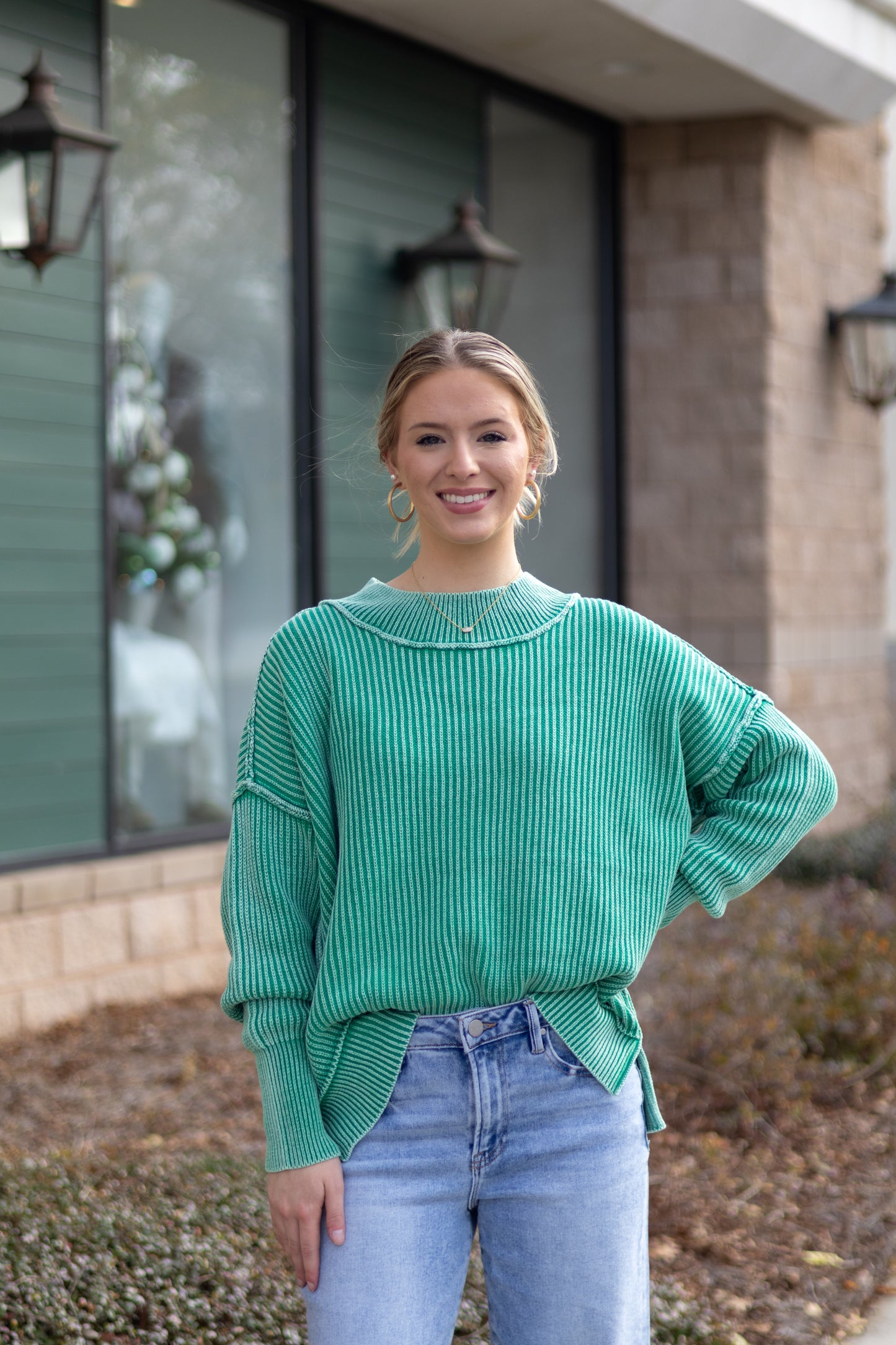 Wild & Free Sweater - Green