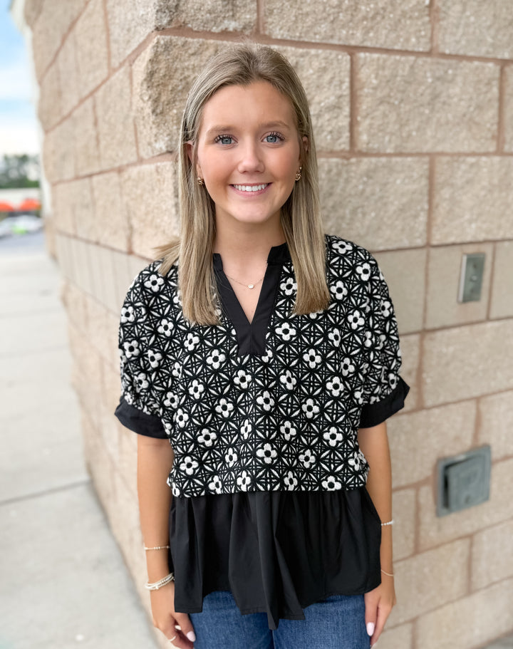 Karie Embroidered Blouse