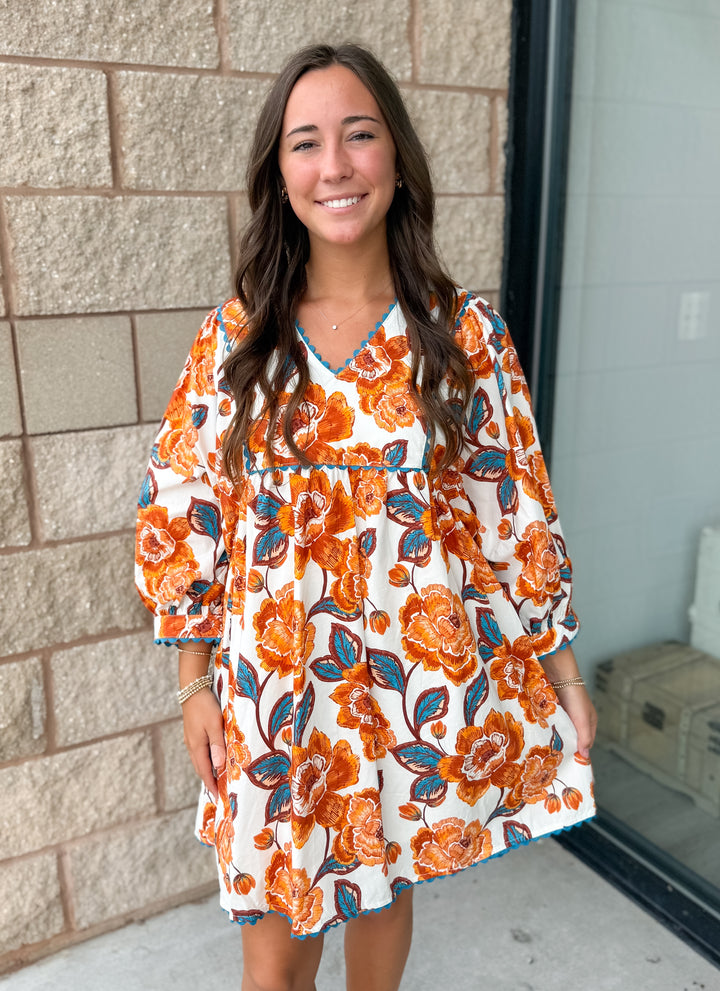 Fall Florals Dress