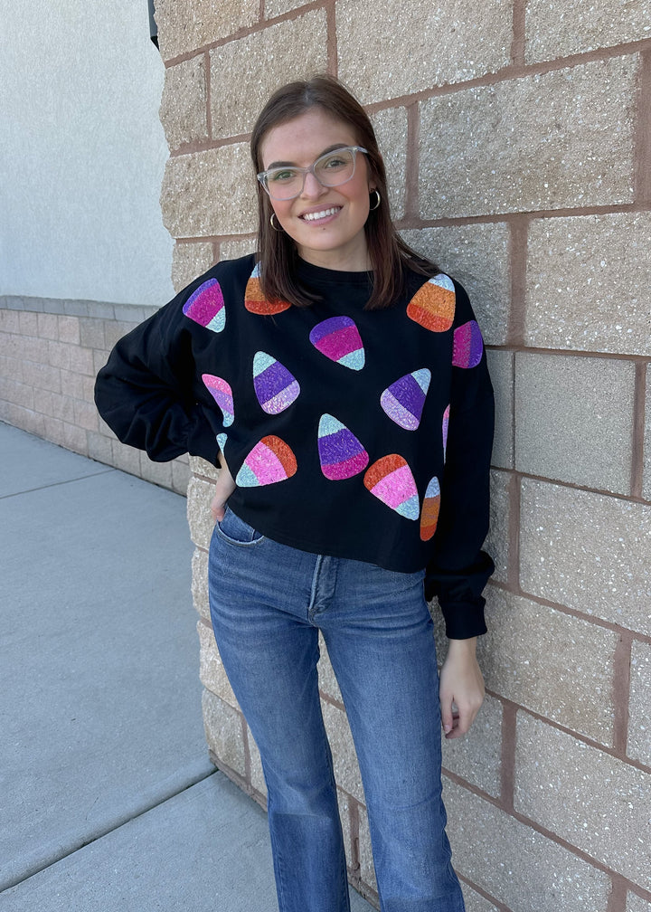 Candy Corn Please Sweatshirt