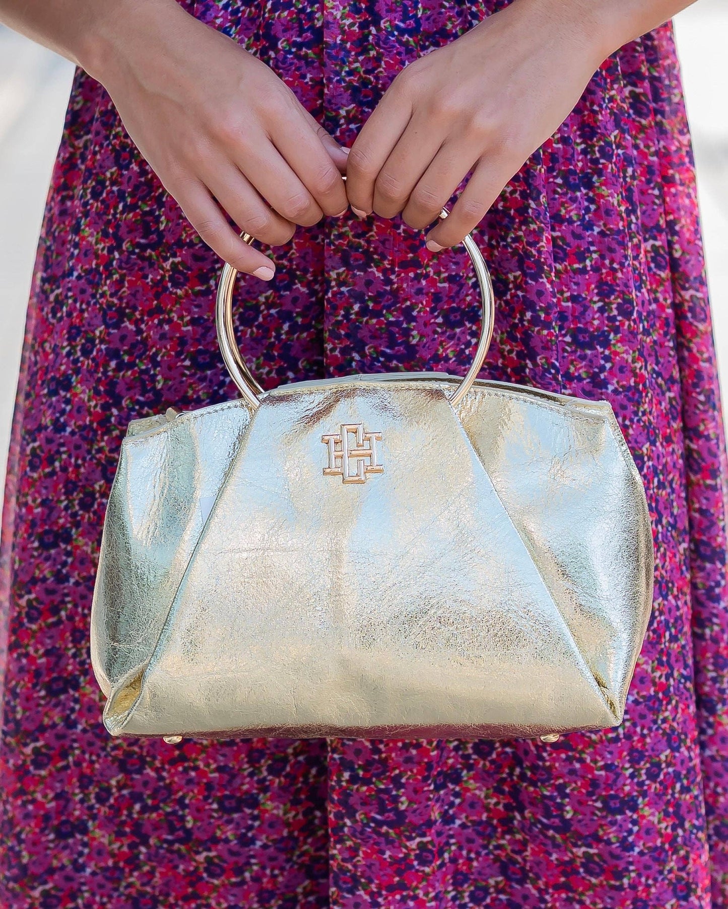 CH Brooks Bag with Rings Glimmer Gold