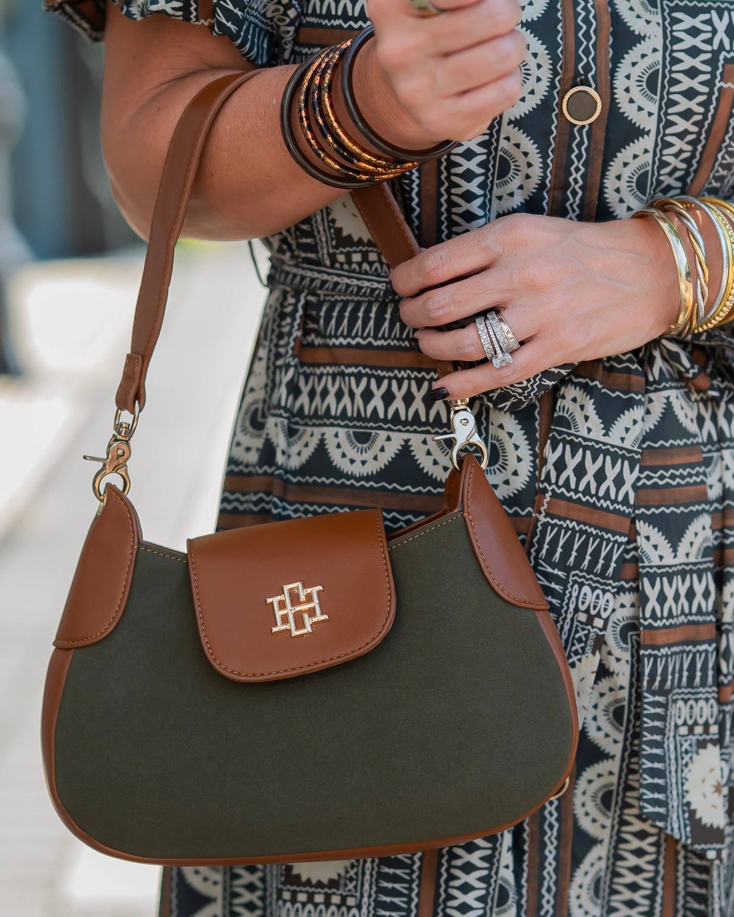 CH Leighton Crossbody Olive S