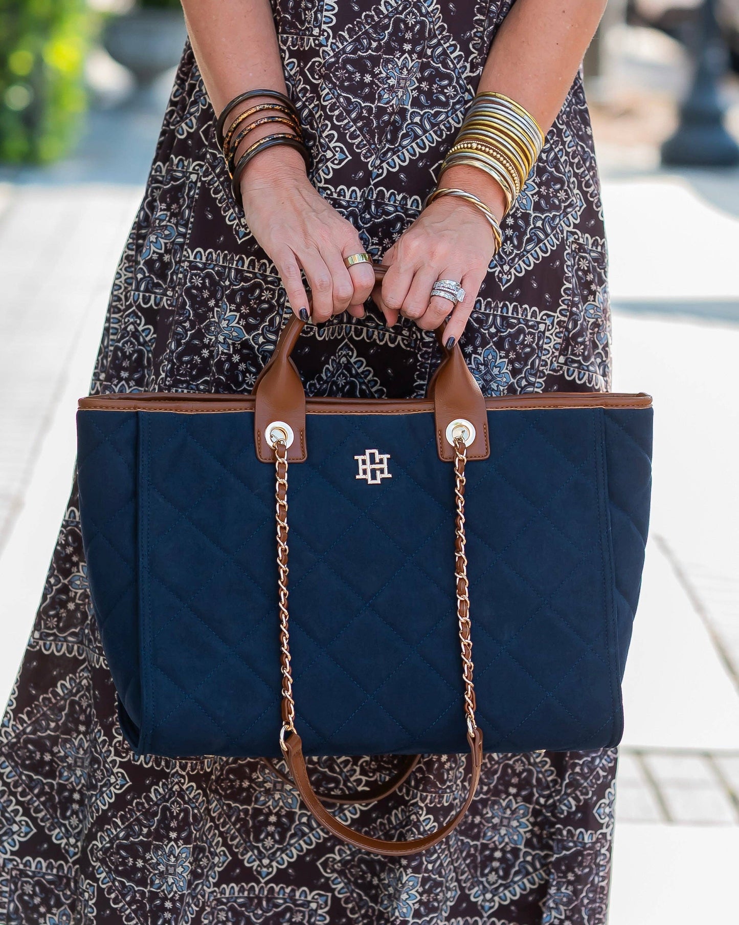 CH Missy Tote Navy S LD