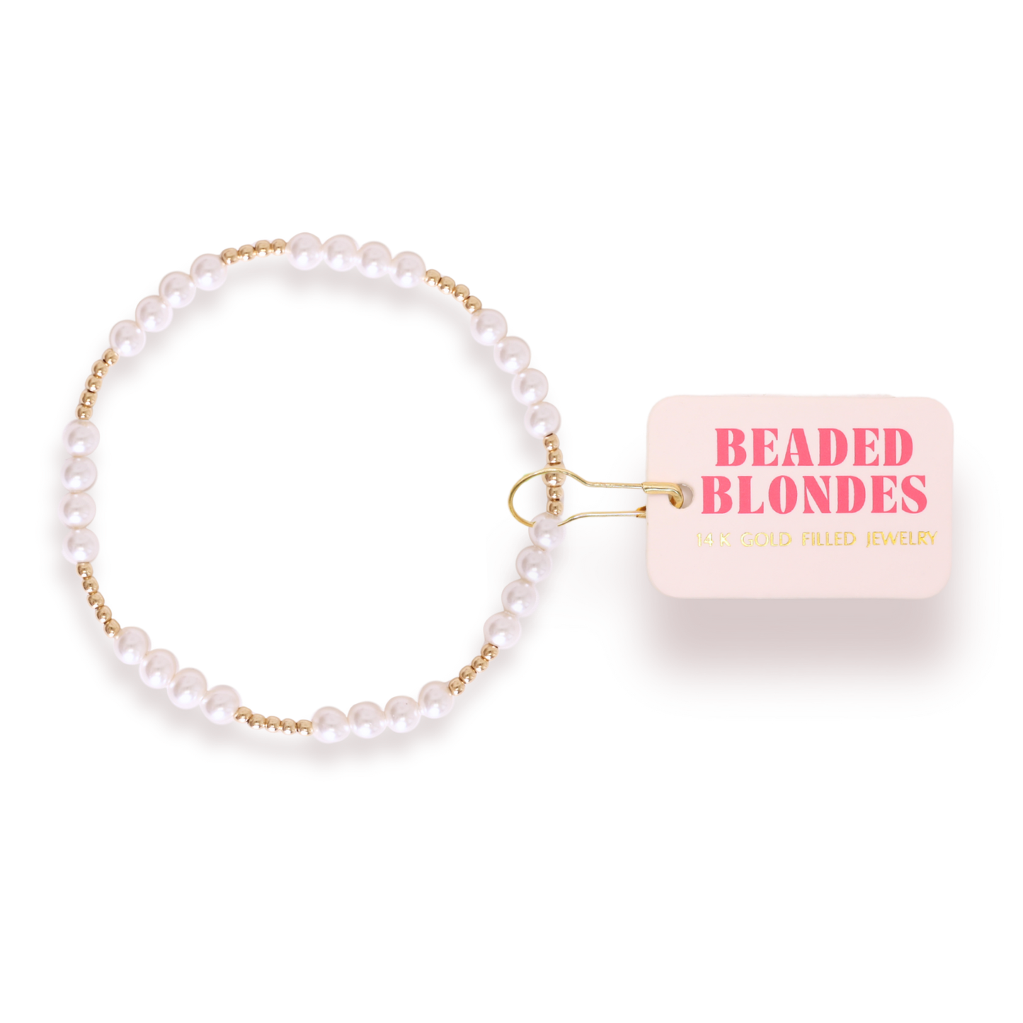 Scottie Pearl Bracelet in Gold: Standard 6.75 Inch