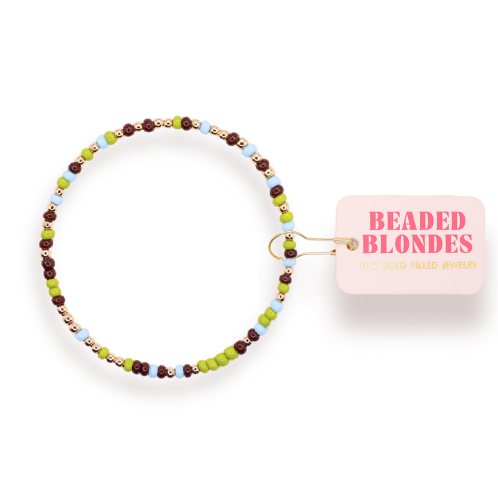 Peaceful Pine Sprinkle Bracelet: Standard 6.75 inch