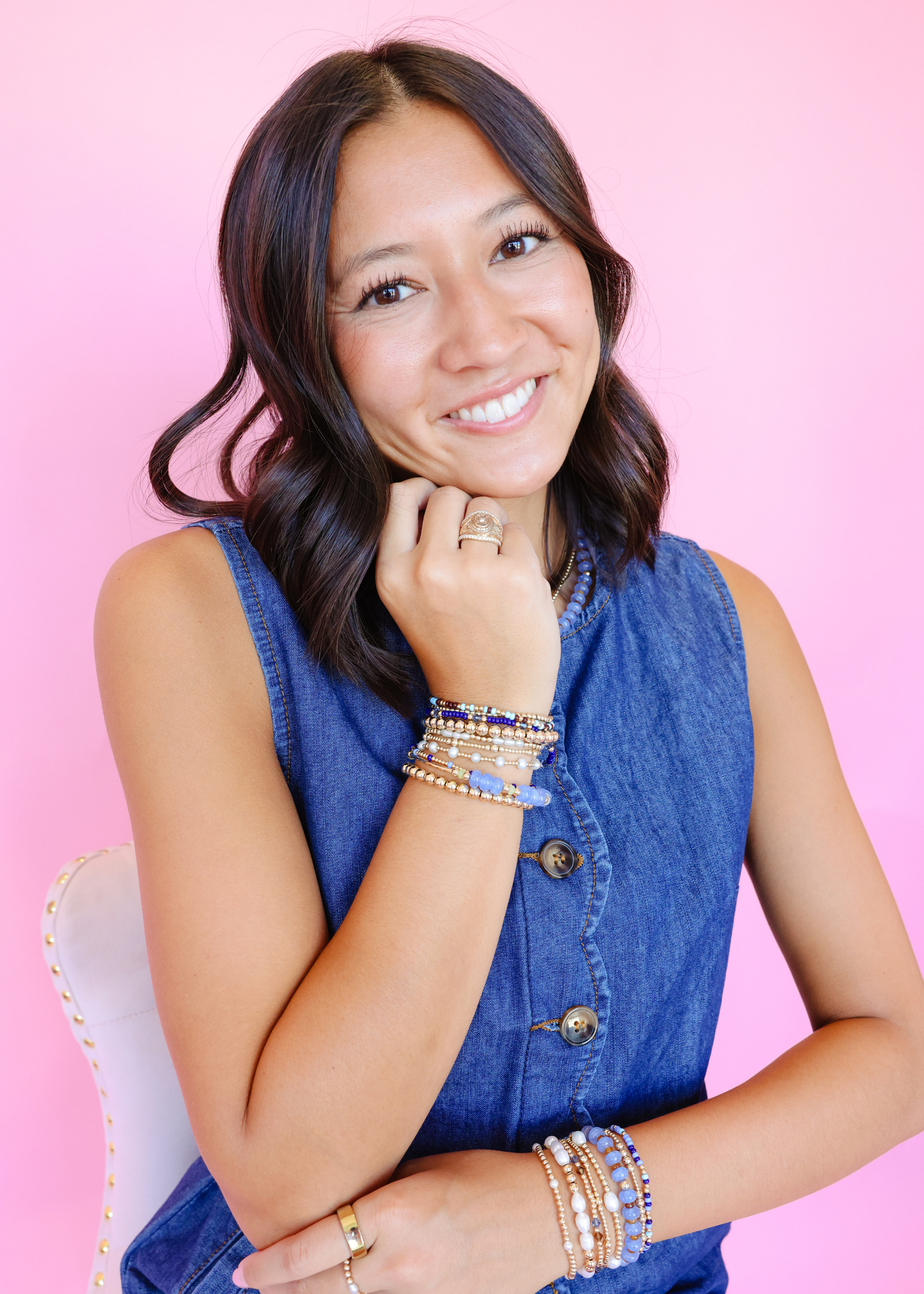 Sweater Weather Sprinkle Bracelet: Standard 6.75 inch