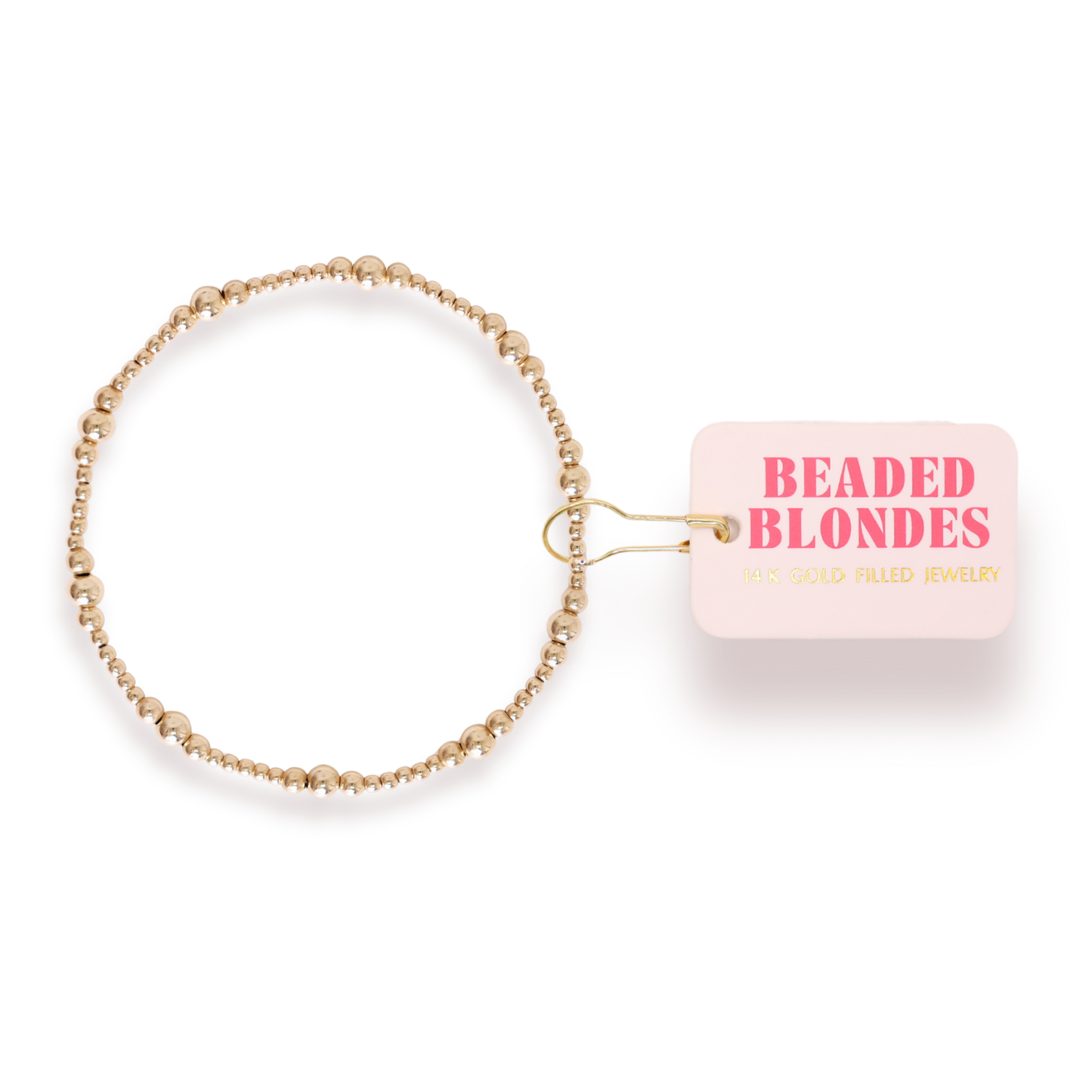 Dainty Sutton Bracelet in Gold: Standard 6.75 Inch