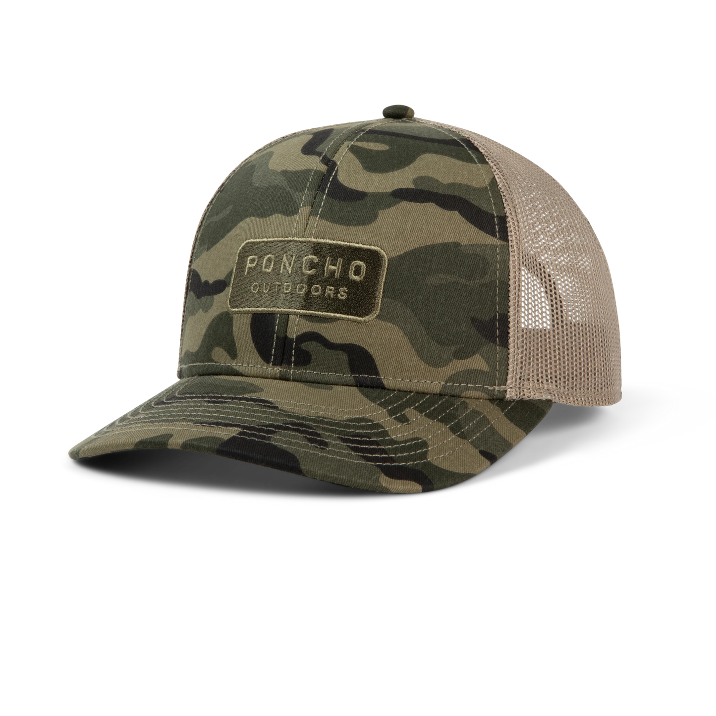 Poncho Men’s Camo Trucker Hat