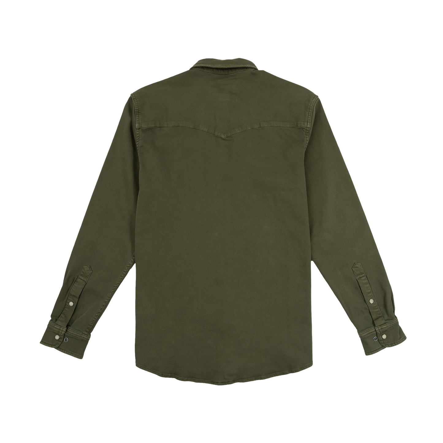 Poncho Men’s “The Hidalgo” Denim Regular Shirt - Faded Green