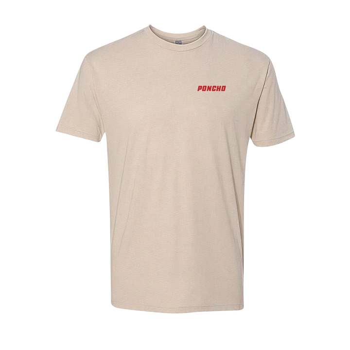 Poncho Men’s Crankbait S/S T-Shirt - Cream