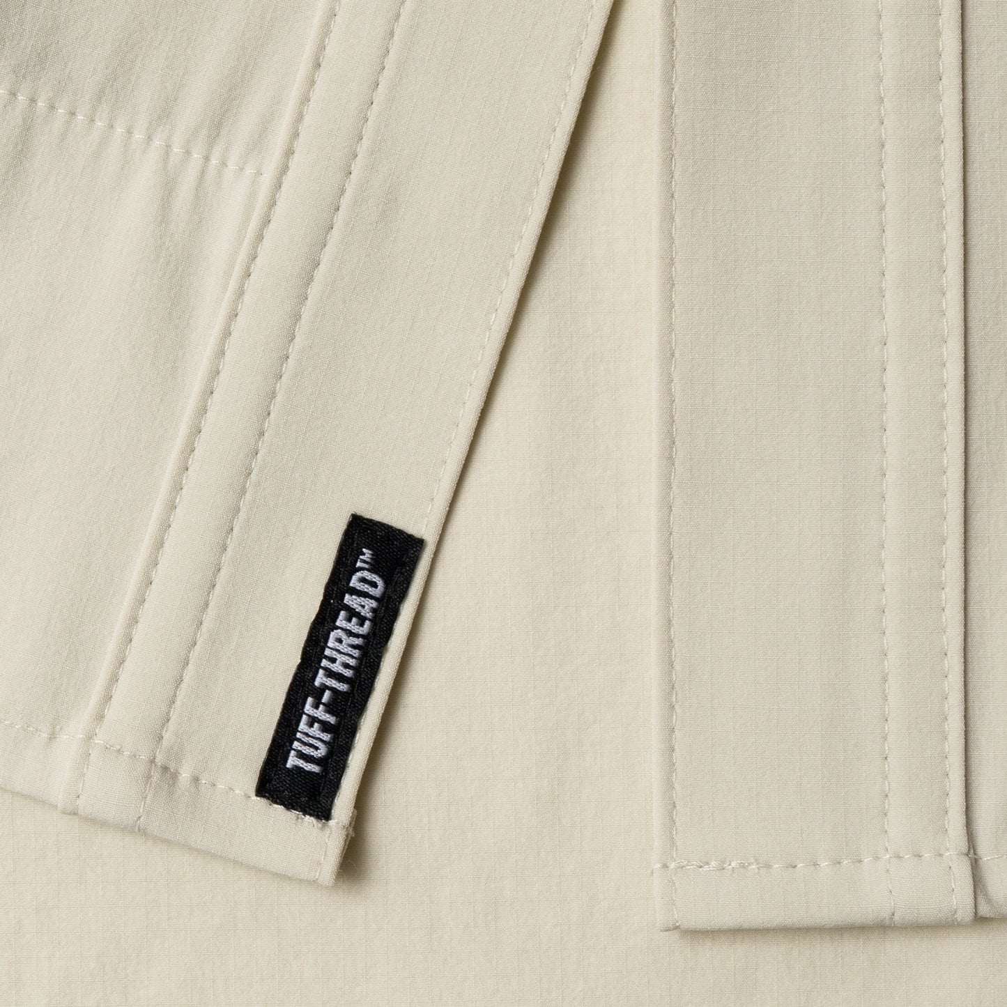Poncho Men’s “The Hebbronville” Slim L/S Shirt - Tan with Blaze Patch