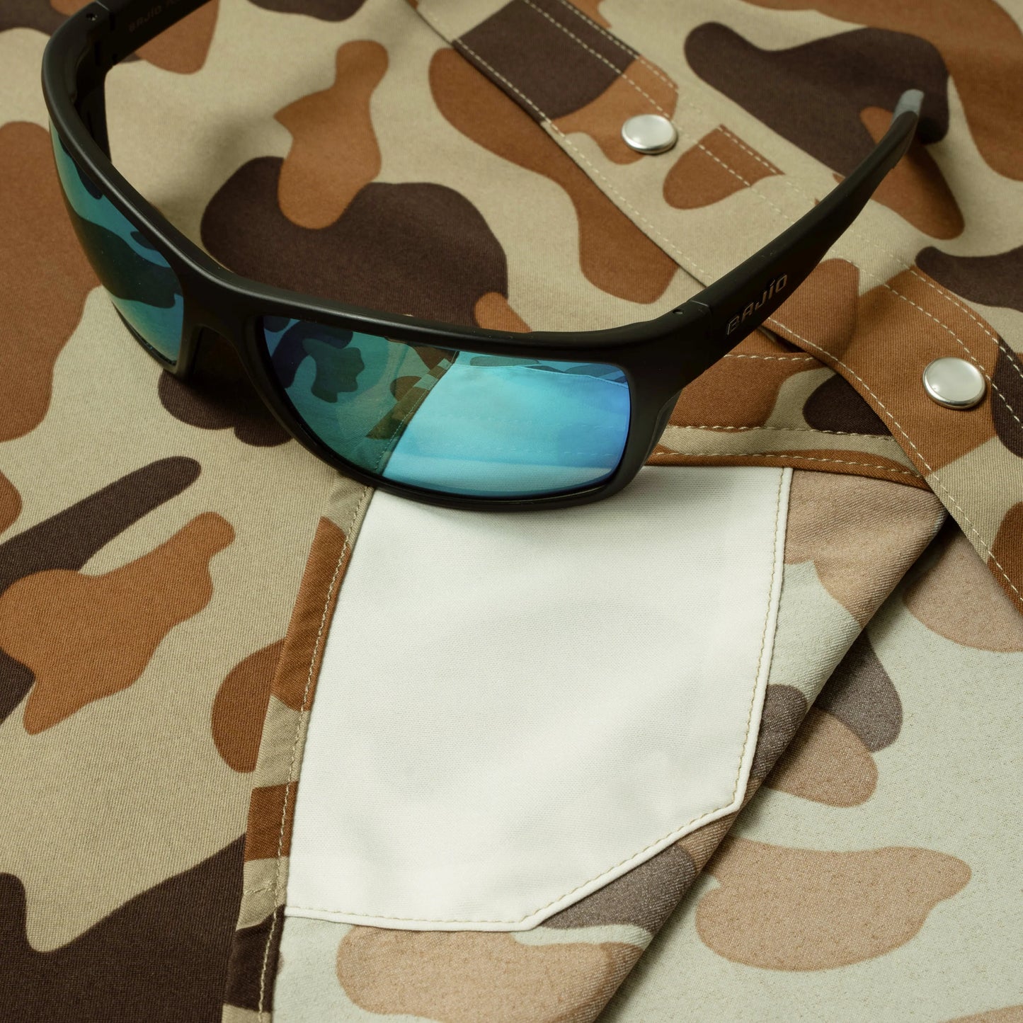 Poncho Men’s “The White Wing” Regular L/S Shirt - Duck Camo
