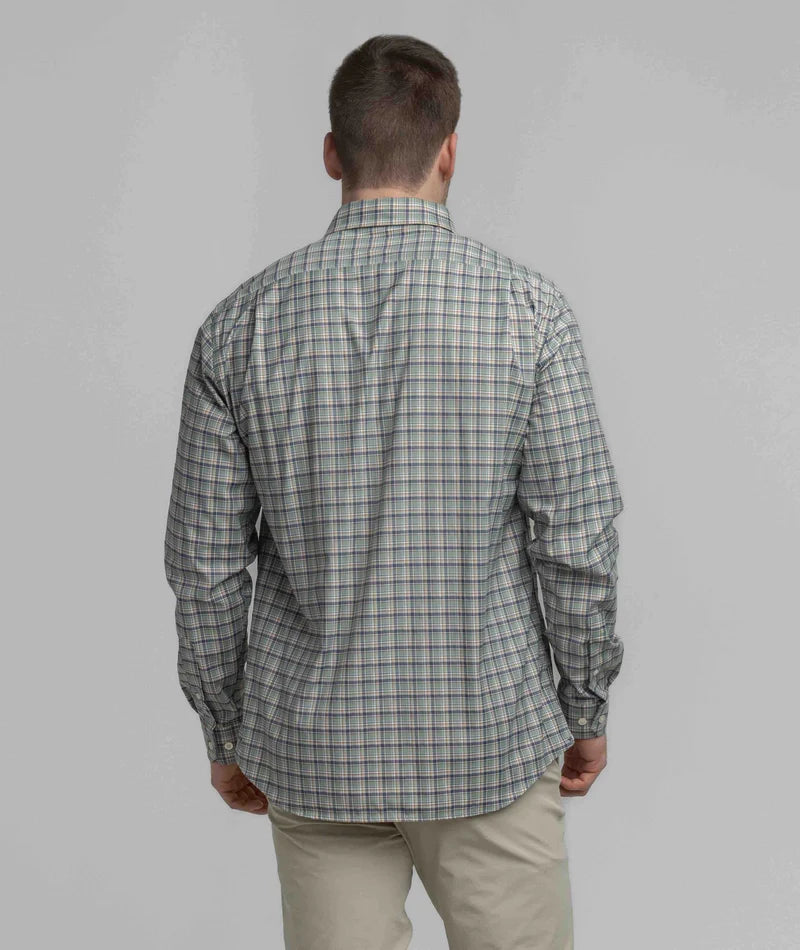 SSCO Men’s Hawthorne Plaid LS Button Down - Mallard