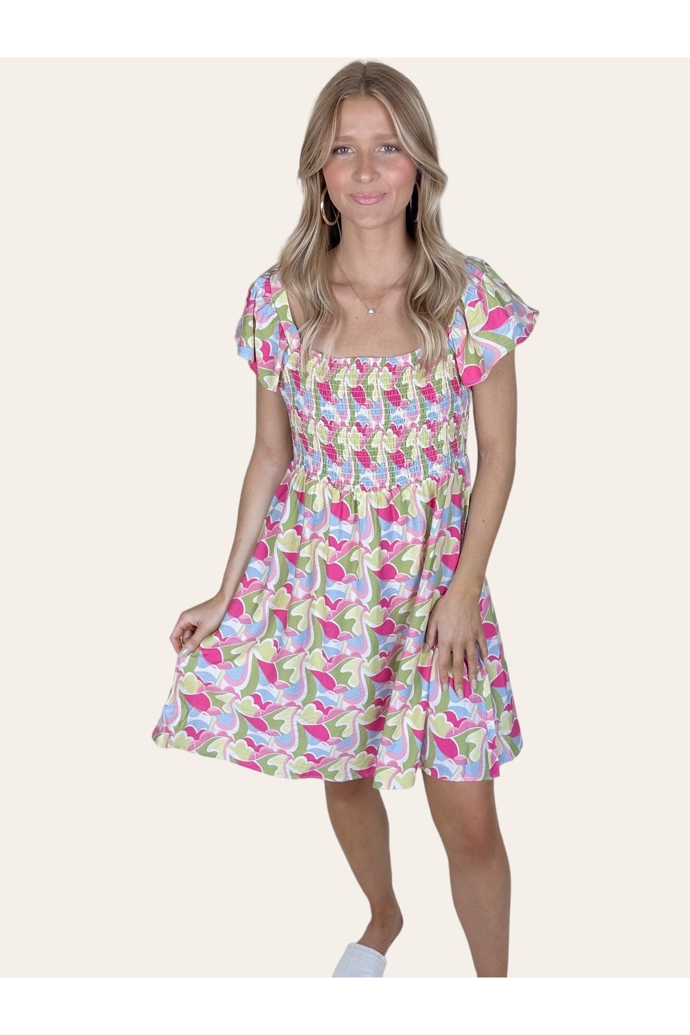 Come with me Blair Dress: Green