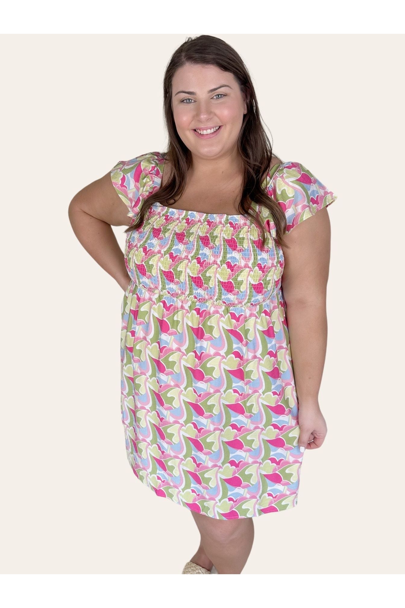 Come with me Blair Dress: Green