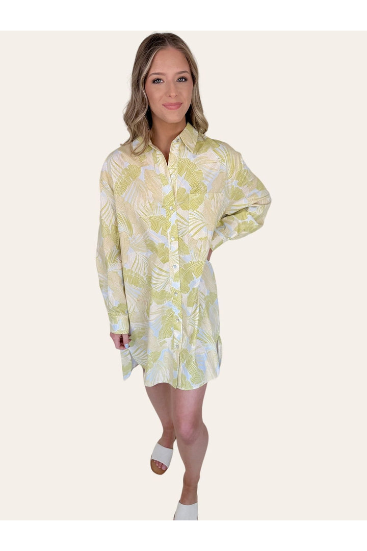 Palms Away Dress